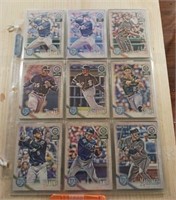 F5) MLB CARDS GQ AND FIRE 27 CARDS