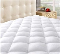 Queen Oeko-Tex Fitted Mattress Protector white