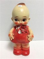 Chalkware baby figure, 13 "