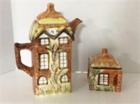 Cottage Ware Teapot And Lidded Sugar Bowl