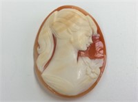 Antique Victorian Cameo Shell