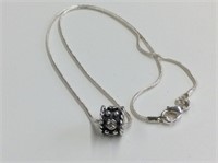925 Silver Necklace 161/4 And 925 Silver Pandora