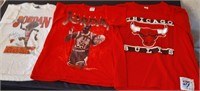 2 Vintage Michael Jordan & 1 Chicago Bulls Shirts