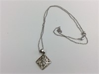 925 Silver Necklace183/4  And 925 Silver Celtic