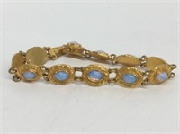 Opal Bracelet Made With Gold Tone 11