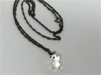 Sterling Silver Chain Necklace With Doubled Links