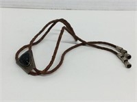Western Leather String Neck Tie Made With Mexican.