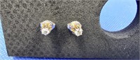 14K Gold & Diamond Stud Earrings