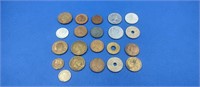 Collection of 21 Foreign Coins