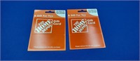 $40 and $25 Home Depot Gift Cards