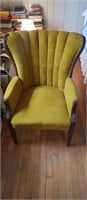 Antique Channel Back Chair