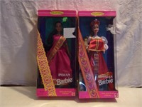 2 NOS Barbies - Indian / Russian