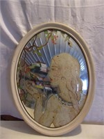 Vintage Reverse Mirror Painting
