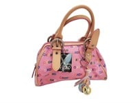 Brand New Xoxo Pink Purse Handbag & Keychain A901