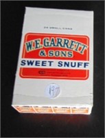 VINTAGE SEALED Box of W.F. Garrett Sweet Snuff