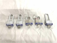 Lock and key sets (5), new