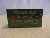 Remington Kleanbore 22 Short Spatter-Less