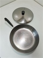 Revere Ware 12" Cooking Skillet With Lid U146