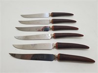 George Wood & Sons Antler Handle Knife Set P2629