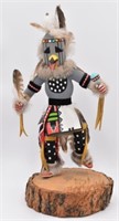 Gray Hawk Kachina Takahon Kachina Doll