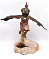 J.G. Honanie Sr. Carved Eagle Dancer Kachina Doll