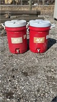 2 Rubbermaid Water Coolers