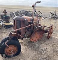 Antique Case Tractor for Parts