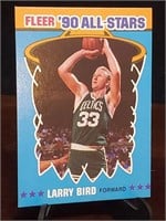 1990 LARRY BIRD ALL-STARS NBA CARD by FLEER
