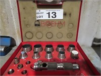 Boehm 3mm to 30mm Hole Punch Set & Case