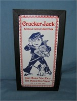 Cracker Jack all metal promotional advertising sig