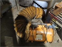 Hydor Portable Air Extraction Fan & Hose, 240v