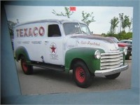 Texaco Delivery Truck retro style advertising sign