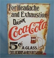 Drink Coca Cola 12 by 16 inches retro style sign