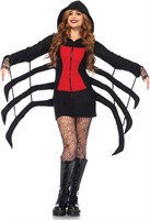Womens Cozy Fleece Black Widow Warm Spider Hallow