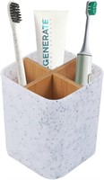 Bathroom Bamboo Toothbrush Holders Toothpaste Org