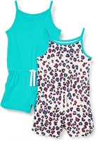 Amazon Essentials Girls and Toddlers' Knit Romper