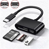 USB C SD Card Reader Adapter Type C Micro SD TF Cs