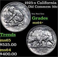 1925-s California Old Commem Half Dollar 50c Grade
