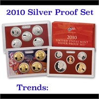 2010 United States Silver Proof Set - 14 pc set, a