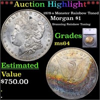 ***Auction Highlight*** 1878-s Morgan Dollar Monst