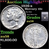 ***Auction Highlight*** 1926-s Mercury Dime 10c Gr