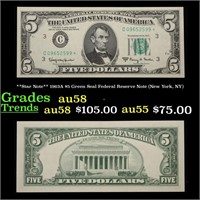 **Star Note** 1963A $5 Green Seal Federal Reserve