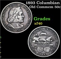 1893 Columbian Old Commem Half Dollar 50c Grades x