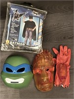 Halloween Masks/Batman/Ninja Turtles/Human Torch