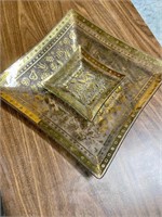 George Briard Gold Persian Serving Trays (2)