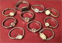 Vintage Womens Watches/Elgin/Bilova/Timex/Waltham