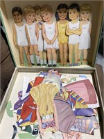 Foreign Paper Dolls 1957 Vintage Platt & Munk