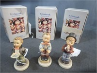 (3) Adorable Hummel / Goebel Figurines w/ Boxes