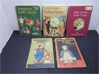 5 Vtg. Rare Kids Fairy Tales Bedtime Books. 1918