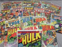 20 Bronze Age Comics - Thor - Avengers - Hulk -